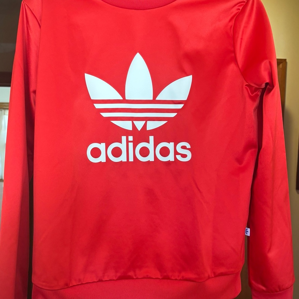 Adidas Bold Red Crewneck